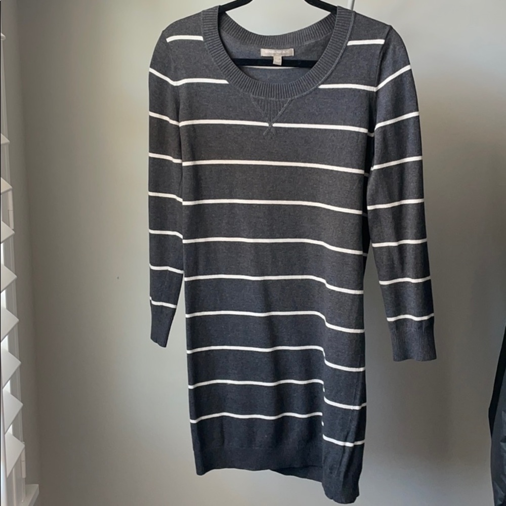 Banana Republic Striped Sweater Dress